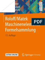 Roloff Matek Maschinenelemente Formelsammlung