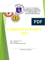 PROGRAMME - Christmas Party