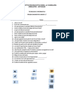 Prueba diagnostica tecnologia grado 11