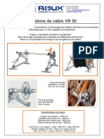 D Rouleur de Bobine de C Ble VB 30