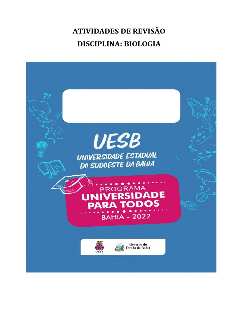 Caderno De Biologia Pdf Citoplasma Pulmão