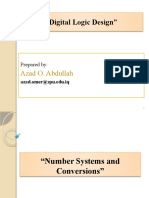 Digital Logic Design Number Systems and Conversions