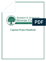 Capstone Project Handbook