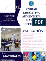 Educación Adventista: Plan de trabajo de la docente