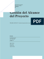 Gestion Del Alcance de Proyecto