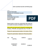 Partnership Formation Sample