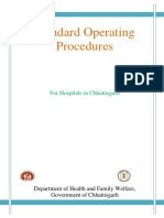 Standard Operating Procedures For Hospit