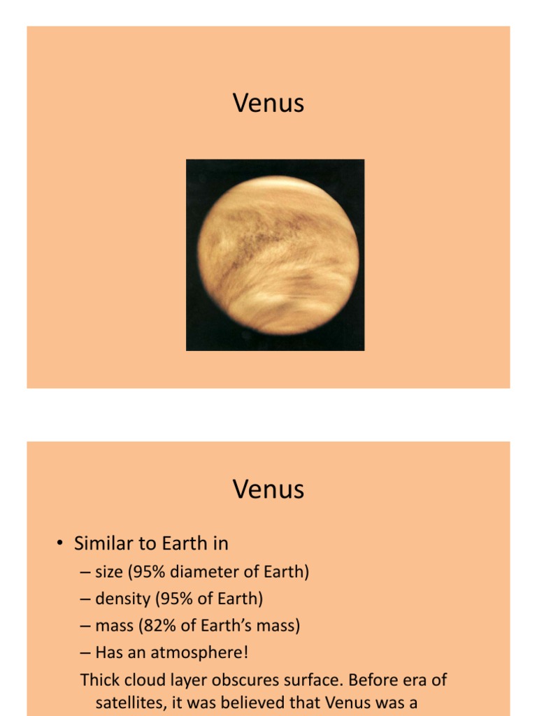 Venus PDF Venus Greenhouse Effect