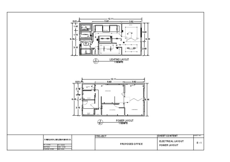 Electrical & Power Layout | PDF