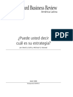 HBR - Cual Es Su Estrategia (2008)