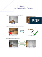 7 Steps Tightening Fastener