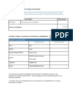 Demande de Plan de Paiement SPF