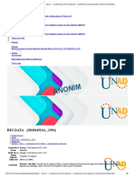 Unidad 1 - Tarea 1 - Cuestionario de Pre-Saberes - Cuestionario de Evaluación - Big Data