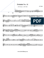 Bach - Prelude - Book2 - No11 - BWV880 - Trumpet in BB