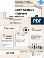 Exclusión Social y Cultural