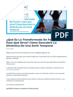 La Guía Definitiva de La Transformada de Fourier Paso A Paso