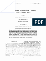 A System for Oganizational Learning Using Cognitive Maps