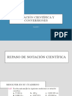 Notación Científica y Conversiones Química