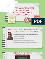 Encuadre Del Curso La Indagación Del Contexto Comunitario y Educativo Ok