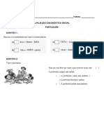 Avaliação Diagnóstica Inicial de Português e Matemática