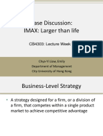 IMAX Case (Strategic Management)