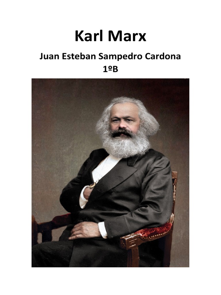 Karl Marx | PDF | El Manifiesto Comunista | marxismo