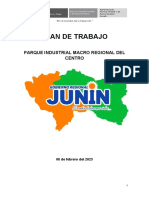 Propuesta de Plan de Trabajo PARQUE INDUSTRIAL F