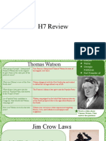 H7 Review: Thomas Watson and the Populist Party Movement