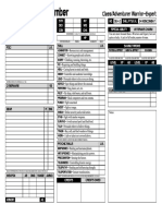 Adventurer Warrior-Expert - Stars Without Number Revised Edition Character Sheet v2.1