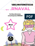 PT Caderno de Matematica Projeto Carnaval Nivel 1