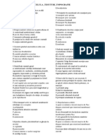 Celula Topografie Tesuturi Test