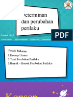 Determinan dan Perubahan Perilaku