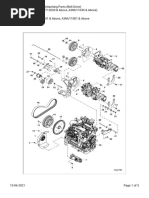 Engine & Attaching Parts (Belt Drive) - (S - N A3NT12030 & Above, A3NU11045 & Above) - S630