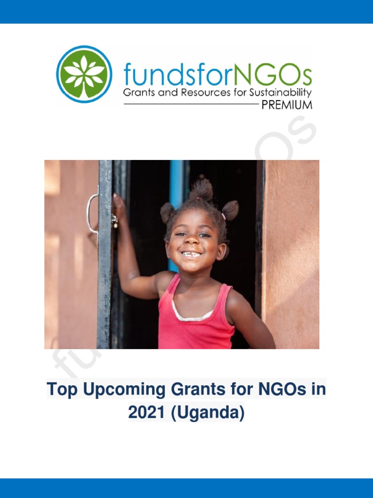 Top Grants For NGOs in 2021 Uganda PDF Sustainability