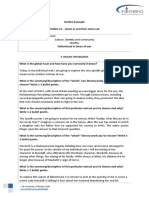 Individual Oral - Model Example Outline For IO