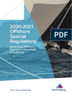 Offshore Special Regulations For 2020-2021