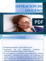Administracion de Oxigeno