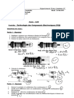 Examen Avec Solution - Technologie Des Composants Electroniques