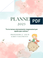 Planner 2023 com citações inspiradoras