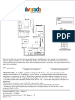 Contrato de execução de apartamento