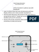 Solar Energy Generator Layout Diagram