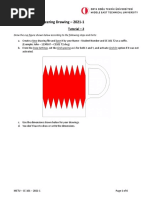 CE 101 - Civil Engineering Drawing - 2021-1: Tutorial - 2