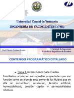 Clase 4 - Tema 3. Interacciones Roca - Fluidos