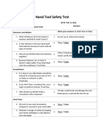 Hand Tool Safety Guidelines | PDF | Equipment | Manufactured Goods