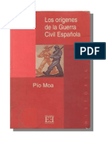 Los Origenes de La Guerra Civil