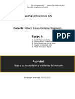 Apps y Las Necesidades y Problemas Del Mercado