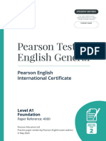 PTE General A1 Written Student Edition Practice 2