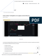 Cómo Utilizar TradingView en La Página Web de Binance - Binance Support