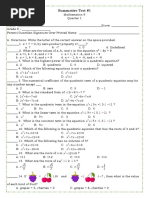 Q1.Math9.Summative Test 1