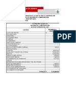 Balanza de comprobación y estados financieros El Pollito S.A